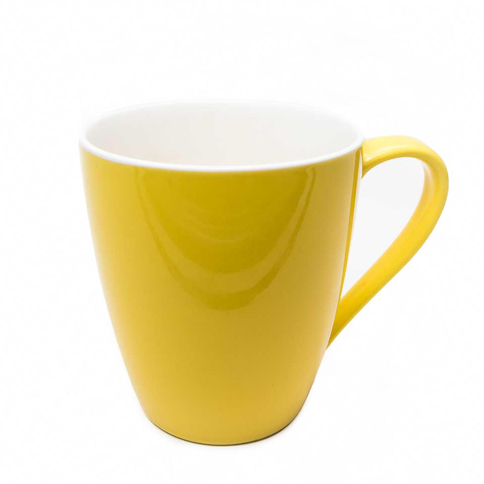 Kaffeetasse gelbe Kaffeetasse